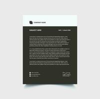 Letterhead Design Template vector