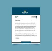 Modern Letterhead Design vector