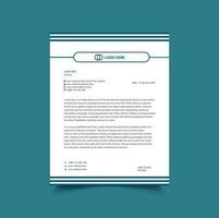 Modern Letterhead Design vector