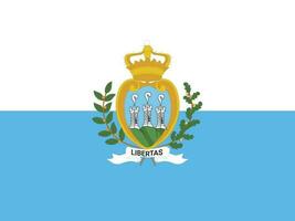 bandera de san marino vector