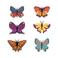 elegante mariposas vector