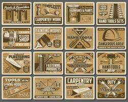 Work, DIY and construction tools, instruments vector