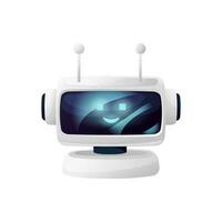 Talkbot chatterbot virtual online support chatbot vector