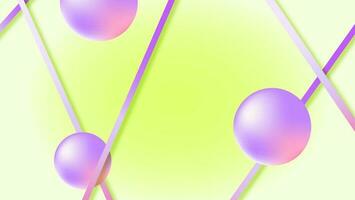 3d neon abstract background vector