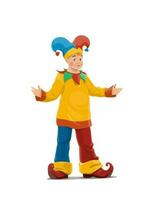 Chapiteau or Big Top Circus clown vector character