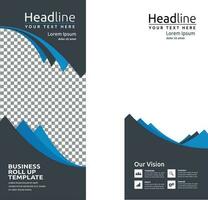 Conference Roll Up Banner vector
