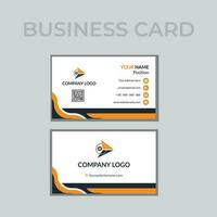 Professional Business Card Design Template vector