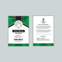 Company Card Design Template vector