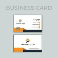Professional Business Card Design Template vector