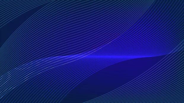 Blue color of line abstract with dark background. vector