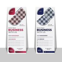 Roll Up Banner Business Roll Up Banner stand vector creative design. Sale banner stand or flag design layout. Modern