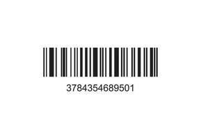 Barcode icon vector illustration on background