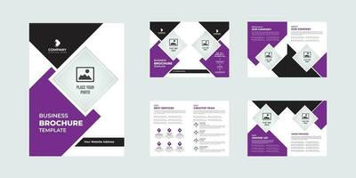 Professional and creative multipurpose business brochure minimalist design print template vector