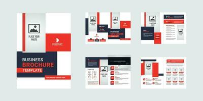 Professional and creative multipurpose business brochure minimalist design print template vector