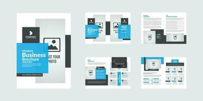 Professional and creative multipurpose business brochure minimalist design print template vector