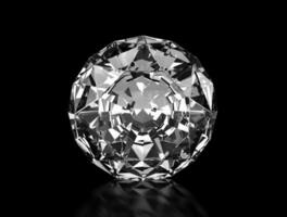 diamonds on black background high quality photo