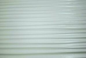 texture of a white striped tile of an Italian bathroom in the winter of 2023 photo