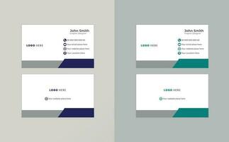 Vector Business cards and Modern Creative and Clean template. simple minimal Business Card  layout design.