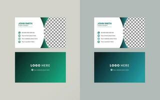 Vector Business cards and Modern Creative and Clean template. simple minimal Business Card  layout design.