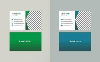 Vector Business cards and Modern Creative and Clean template. simple minimal Business Card  layout design.