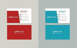 Vector Business cards and Modern Creative and Clean template. simple minimal Business Card  layout design.