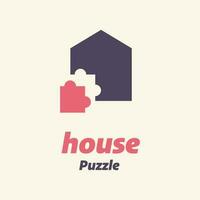 Home Puzzle Logo vector