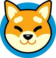 Cartoon Shiba Inu vector