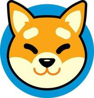 Cartoon Shiba Inu vector