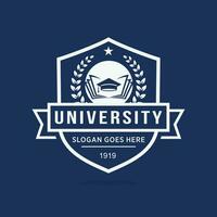 University logo design vector illustration