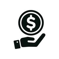 Money icon isolated on white background vector