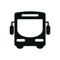 autobús icono aislado en blanco antecedentes vector