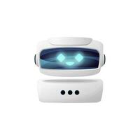 Robot chatbot online customer support bot helper vector