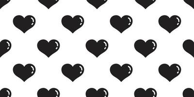 heart Seamless pattern valentine vector cartoon isolated wallpaper background doodle