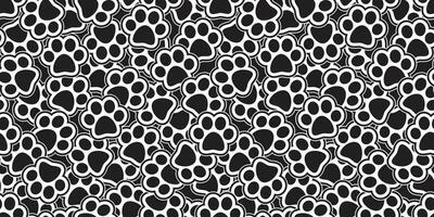 Dog Paw Seamless Pattern vector Cat Paw footprint puppy kitten isolated background wallpaper