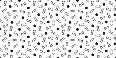 dog bone seamless pattern vector polka dot halloween scarf isolated tile background repeat wallpaper