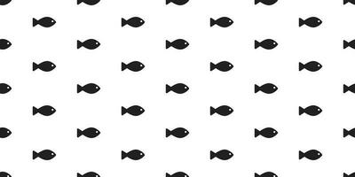 fish seamless pattern vector shark dolphin isolated wallpaper background whale icon cat food