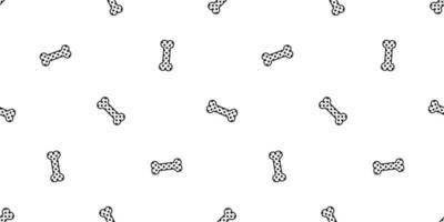 bone seamless pattern dog vector polka dot repeat background isolated wallpaper