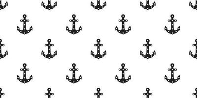 Anchor seamless pattern vector boat helm isolated scarf Nautical maritime polka dot sea ocean repeat wallpaper tile background