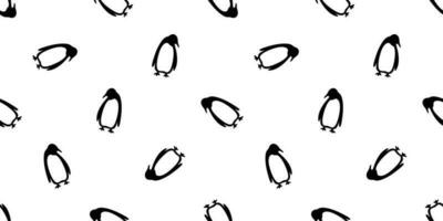 pingüino sin costura modelo vector dibujos animados oso polar salmón pescado bufanda aislado loseta antecedentes repetir fondo de pantalla garabatear ilustración