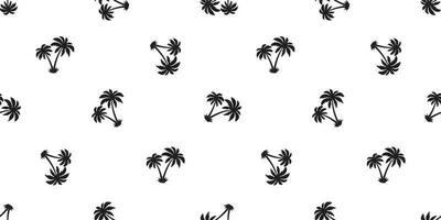 palm tree Seamless Pattern coconut vector island isolated tile background repeat wallpaper white