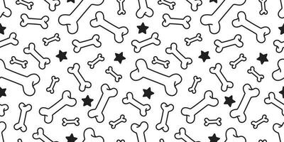 dog bone seamless pattern vector paw french bulldog pug star scarf isolated halloween tile background wallpaper