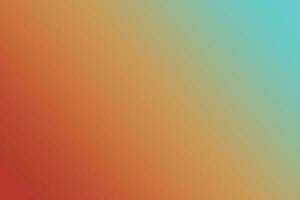 Abstract blue and orange gradient color background with grainy texture photo