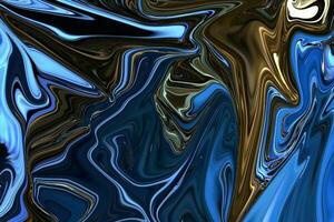 Abstract liquify, marble waves, wavy lines and seamless pattern abstraction. photo