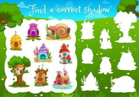 Find a correct shadow kids matching game task vector