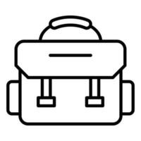 photography bag  vector  outline icon Illustration. EPS 10