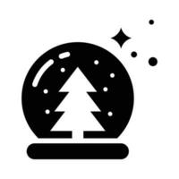 Snow Globe  vector  Solid icon. EPS 10 file