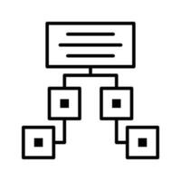 Hierarchy vector oultine Icon. EPS 10 File