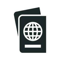 Passport vector Solid icon. EPS 10 File