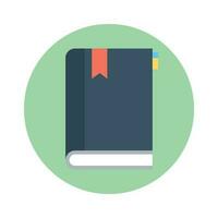 Bookmark Diary  vector Flat Icon style illustration. EPS 10