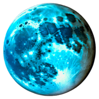 blauw maan PNG